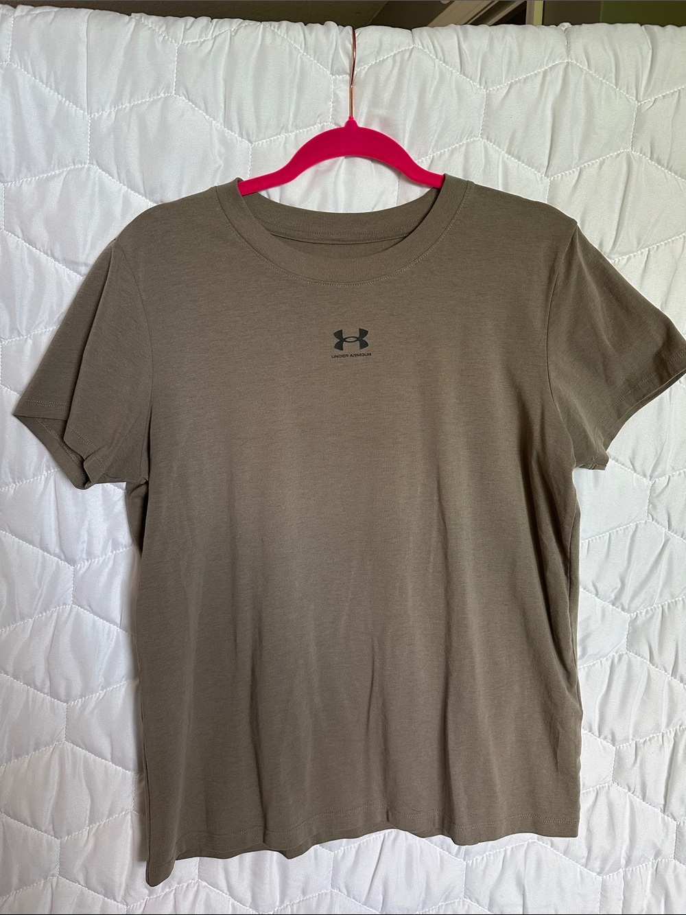 Under Armour Olive Green Crew Neck Short Sleeve Tee